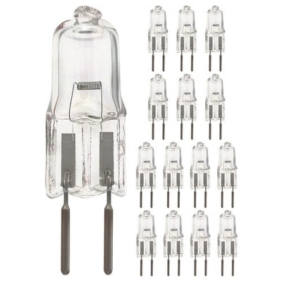 Modee GY6.35 Halogen Stecklampe 50W 910lm 2950K Warmweiß 12V Dimmbar 15 Stück