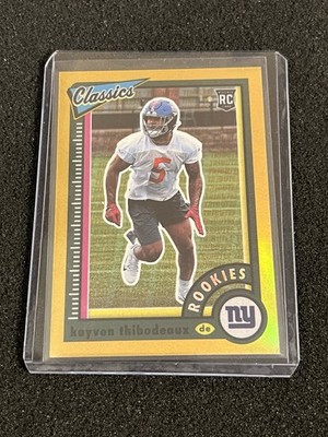 Kayvon Thibodeaux 2022 Panini Classics Premium Edition Gold Rookie #d /60 Giants