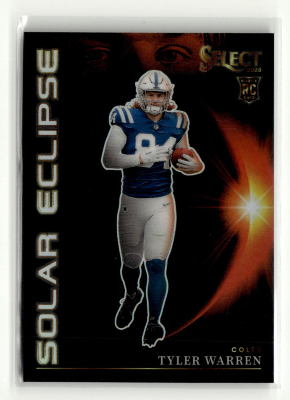 Tyler Warren 2025 Panini Select Football Solar Eclipse RC Silver [xlz240