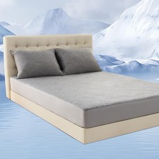 3 Piece Cooling Queen Size Sheet Set, Bed Sheets Set with 1 Fitted Sheet  2