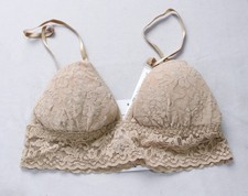 Hanky Panky Women's Signature Lace Padded Triangle Bralette CL8 Chai Size XS NWT