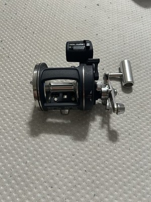Roddy Hunter 197 Fishing Reel 4.0:1 Gear Ratio Depth Counter Black Silver