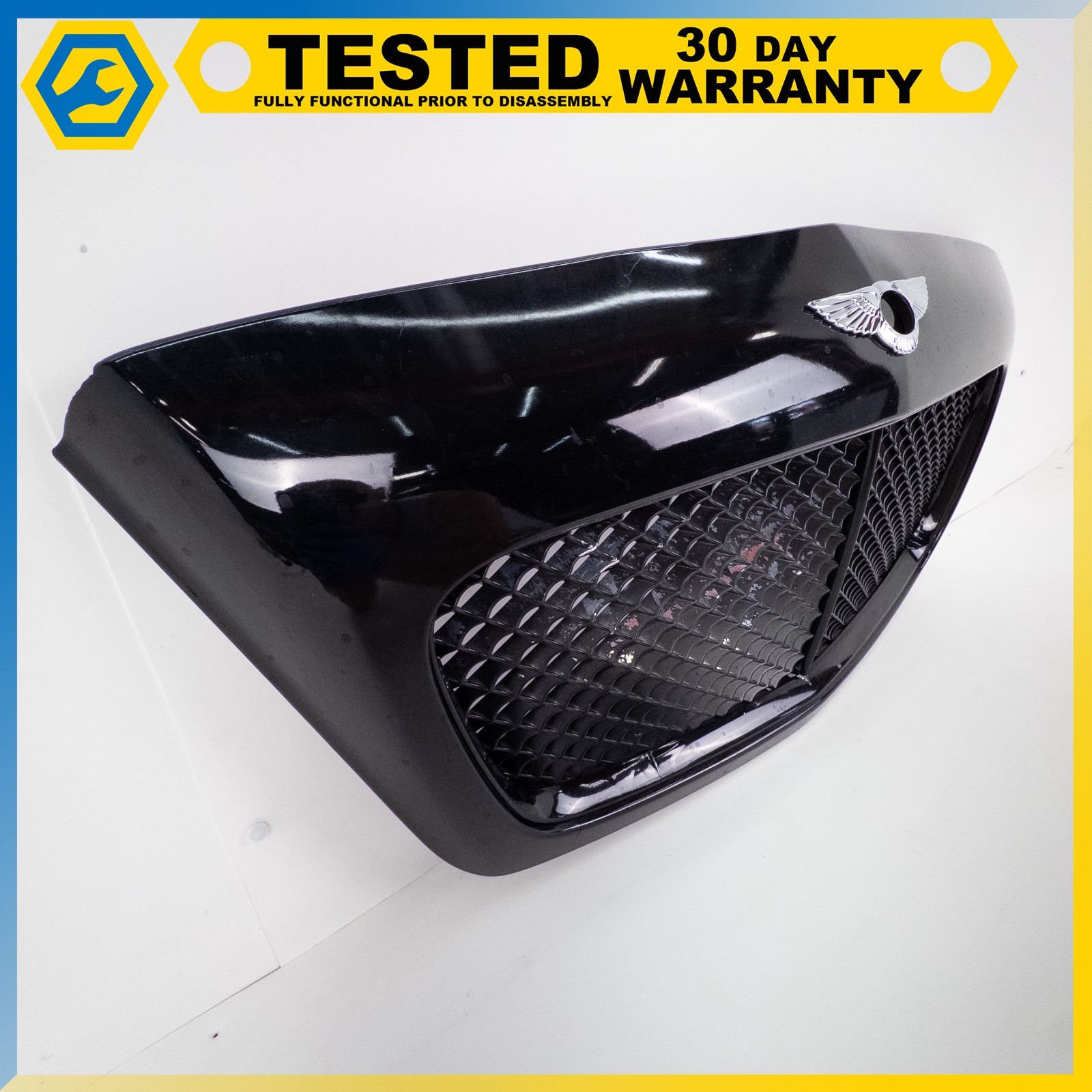 03-08 BENTLEY CONTINENTAL GT FRONT HOOD RADIATOR GRILLE BLACK OEM