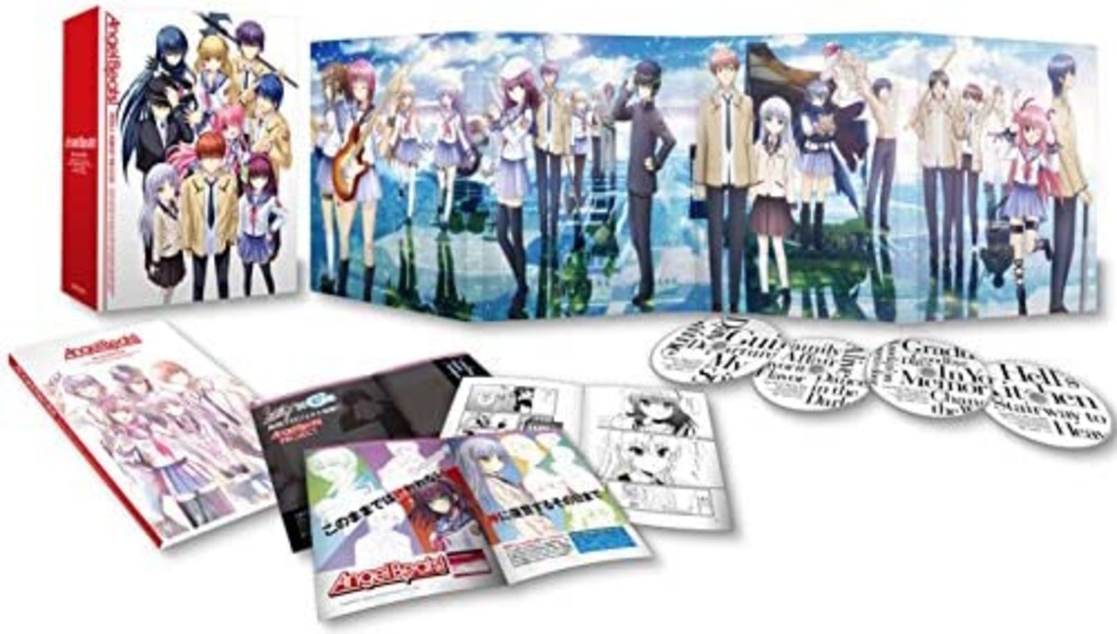 Angel Beats Blu-ray BOX Limited Edition with Tracking# New Japan
