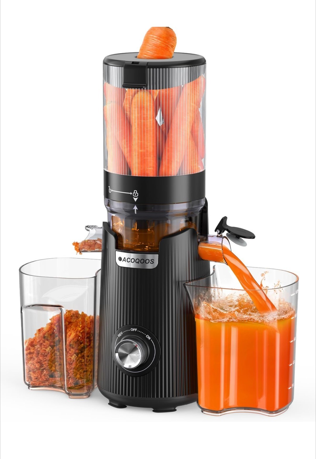 Cold Press Juicer, Auto Feed & Pre-cut, 55 RPM Slow Masticating. Read!!!
