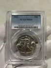 GRADED 1943 Walking Liberty Half Dollar PCGS MS64 Silver American Coin