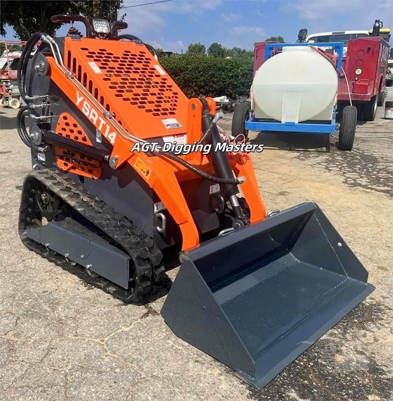 AGT YSRT14 Mini Skid Steer Stand-On Tracked Loader Crawler 13.5HP