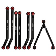 High Clearance Chassis Links Set for SCX24 C10 JLU Bronco Base Camp 4Runner Axia