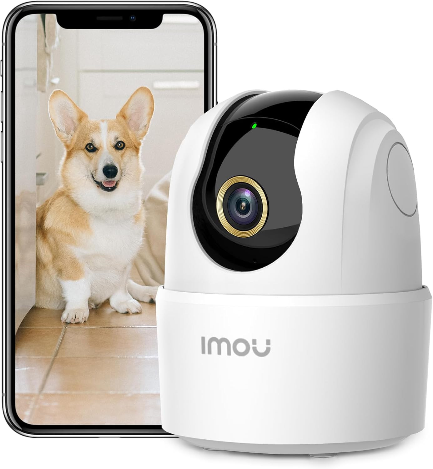 Imou 2.5K WiFi Camera Indoor Pet Dog 4MP, 360° Home Security 2C 4MP-image