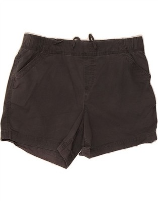 Eddie Bauer Damen Freizeitshorts US 10 Large W32 grau Baumwolle BN10