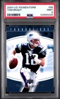 2004 UPPER DECK FOUNDATIONS #58 TOM BRADY PSA 9