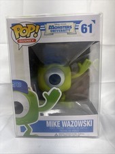 Funko Pop Collectible Disney Pixar #61 Mike Wazowski Vinyl Rare JJ0227JW