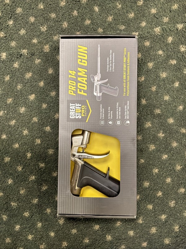 Great Stuff Pro 14 Expanding Foam Applicator Gun, Industrial Grade, Box