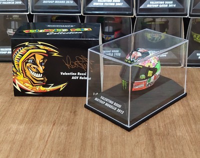 Minichamps 1/8 helmet Valentino Rossi MotoGP Mugello 2012.