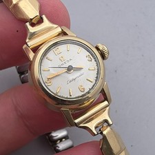 Vintage OMEGA Ladymatic watch S5268 14K Gold Filled swiss 1956 15