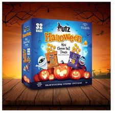 UTZ Halloween Mini Cheese Balls treat, Gluten Free, 32 Bags
