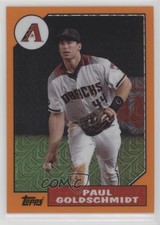 2017 Topps Silver Pack 1987 Design Chrome Orange 18/75 Paul Goldschmidt am6