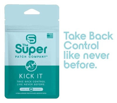 Super Patch Company- 1 Pack of KICK IT PATCHES Break BAD HABITS