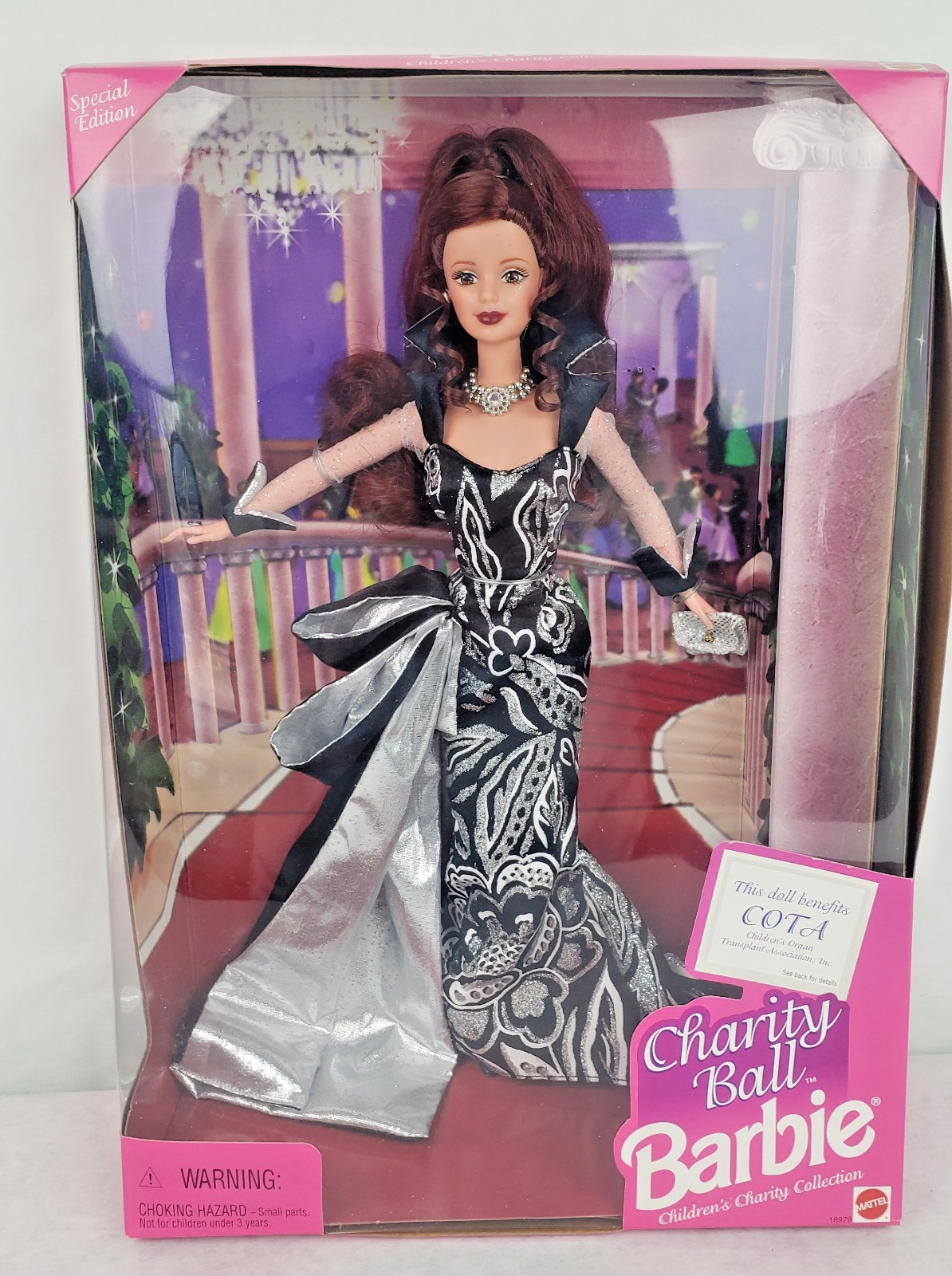 Charity Ball 1997 Barbie Doll Benefits COTA Special Edition Mattel #18979 NRFB