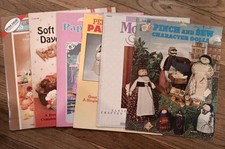 Lot of 6 Vintage Doll Making Craft Books /Booklets Sewing Patterns Dolls