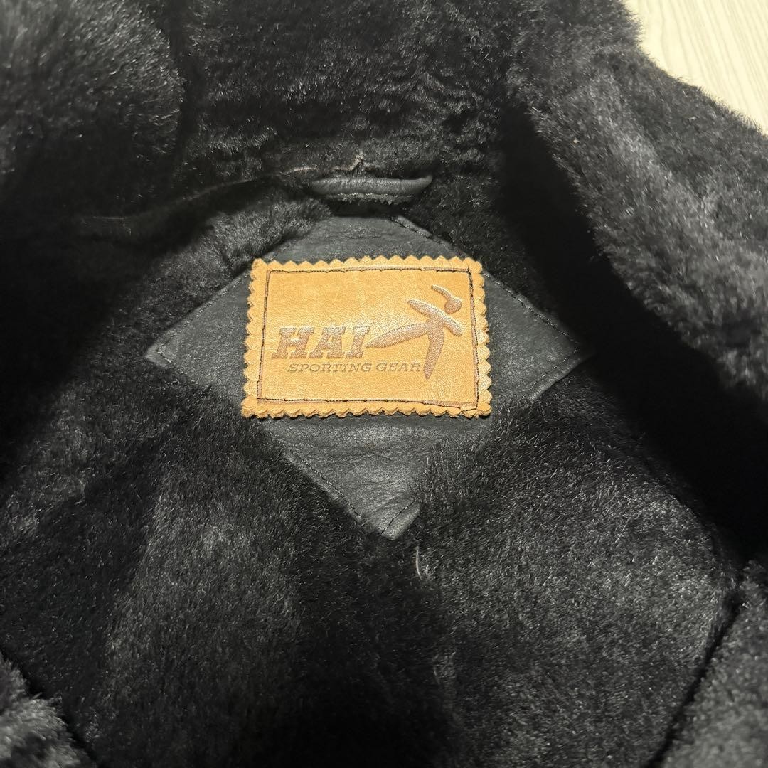 HAI SPORTING GEAR 80's Patchwork Shearling Jacket… - image 19