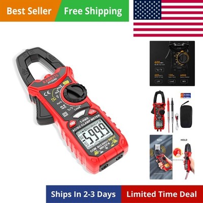 Digital Clamp Meter T-RMS 6000 Counts, Multimeter Voltage Tester Auto-ranging...