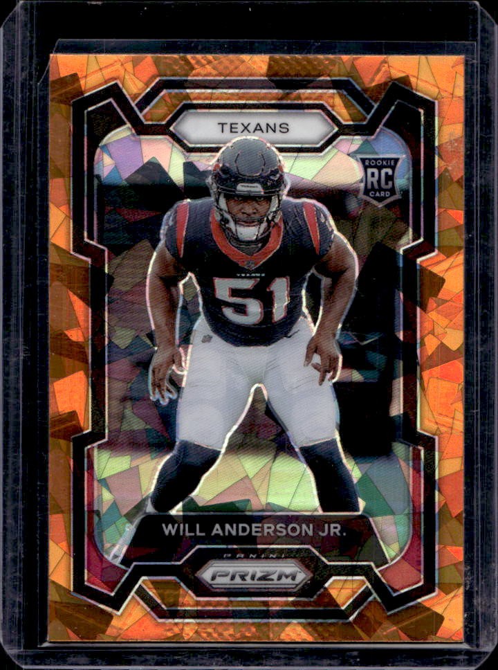 2023 Panini Prizm Will Anderson Jr. RC Orange Ice Rookie #342 Texans