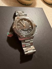 TAG Heuer Aquaracer 300m Quartz 41mm Black Dial Date Box Papers Manuals
