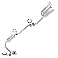 Stainless Steel Exhaust Resonator Muffler Kit fits: 2009-2013 Honda Fit 1.5L