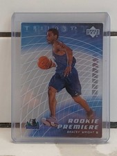 2006 Upper Deck GLASS CARD Bracey Wright Rookie Premier Trilogy /999 #101. rookie card picture