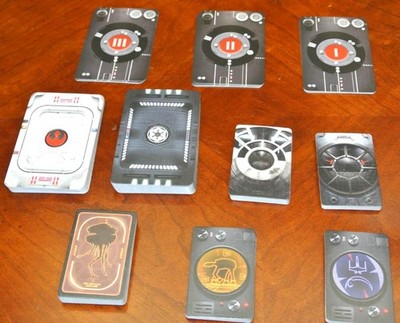 STAR WARS - REBELLION Board Game Cards - PROBE Tactic ACTION Mission OBJECTIVE