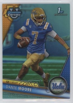 2023 Bowman U Chrome Aqua Refractor 66/299 Dante Moore #133 pe8