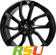 RC-Design RC34 schwarz lackiert 7x17" ET42.5 LK4 108 ML 63.4 Alufelgen 17 Zoll