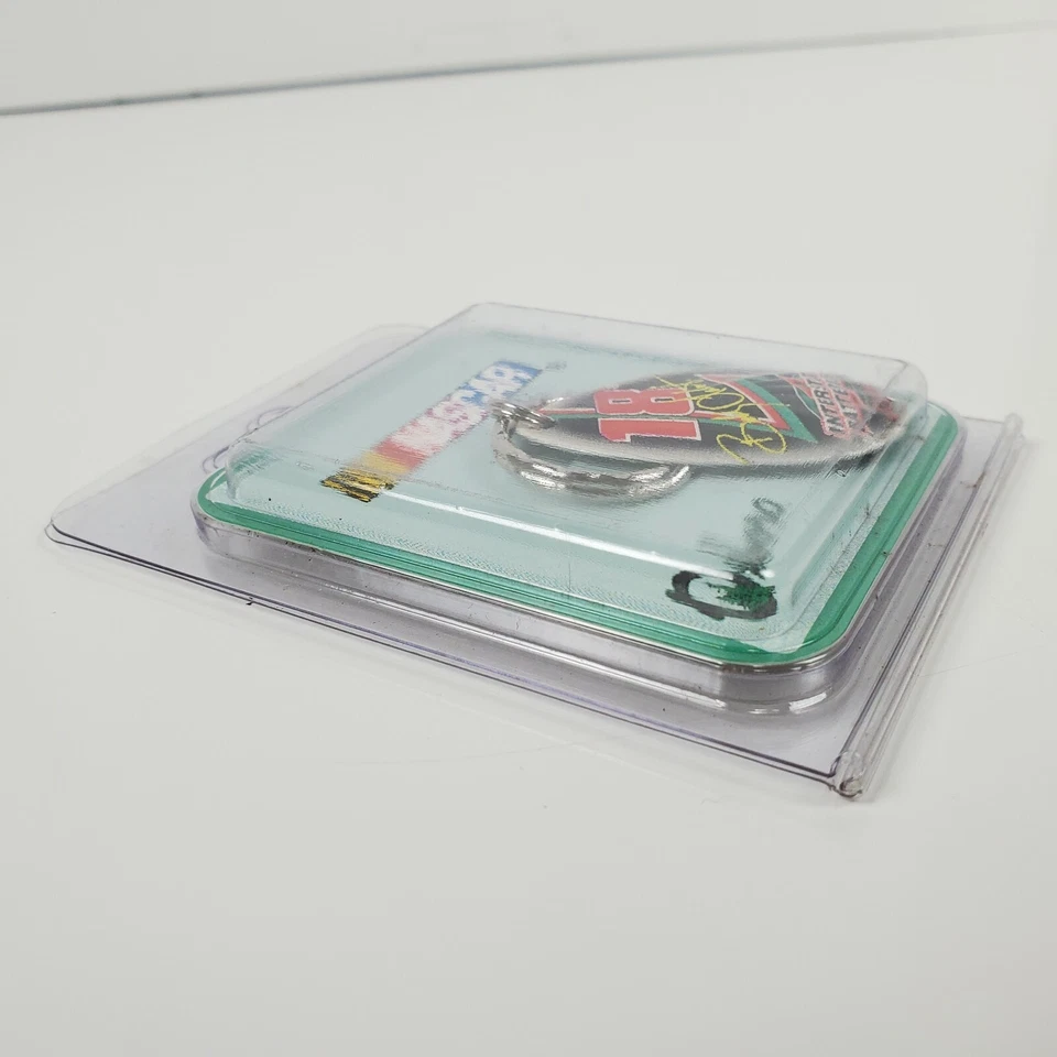 Vintage NASCAR Small Key Chain Bobby Labonte #18 Interstate Battery NOS - Image 3 of 4