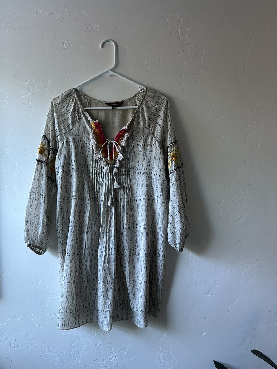 Anthropologie Ranna Gill embroidered dress size XSP Bohemian Anthropologie Ranna Gill embroidered dress size XSP Bohemian