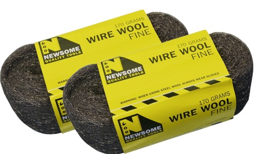 2 Packs of 170 Gram Bundles of Wire Wool : in Extra Fine, Fine, Medium, Coarse - Picture 3 of 5