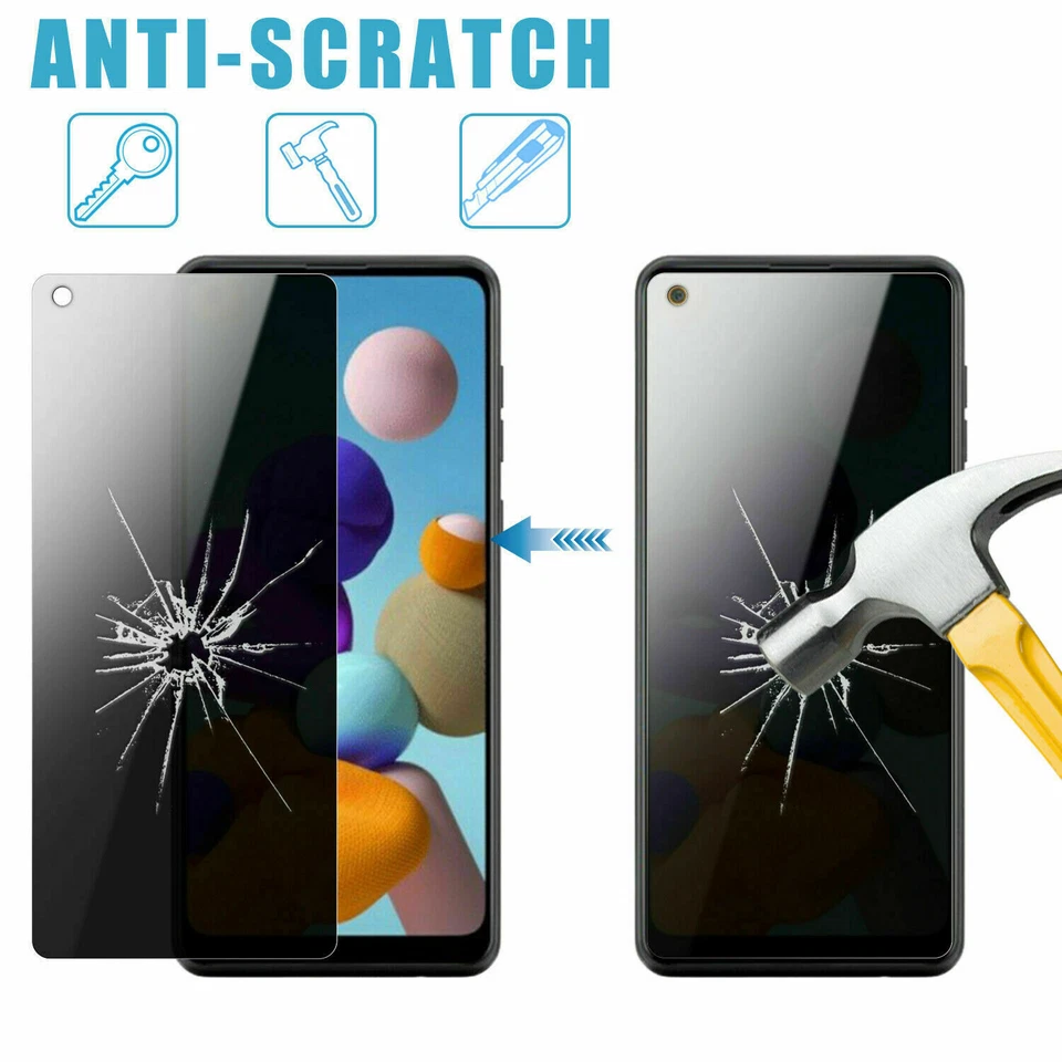 Lot 5/10 Privacy Tempered Glass Screen Protector for Samsung A17/A36/A14/A15/5G - Image 4 of 4