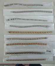 BRACELETS...STAINLESS STEEL WITH MAGNETIC BACKING ..8" LONG...MEN OR WOMEN