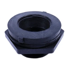 Custom Pro Heavy Duty 2" FPT Bulkhead Fitting - for Pond Filters and Skimmers