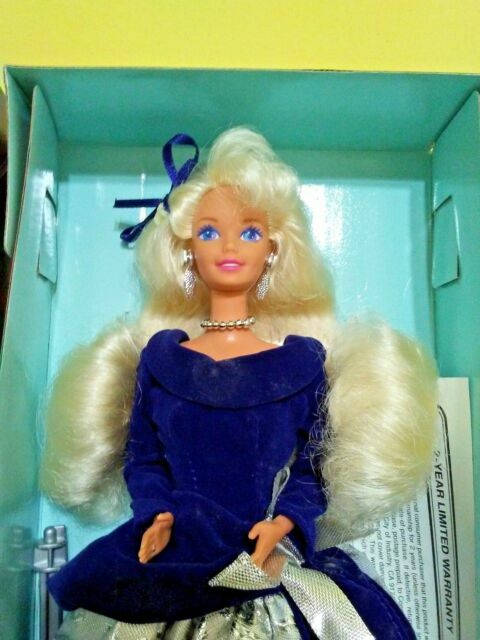 avon special edition winter velvet barbie