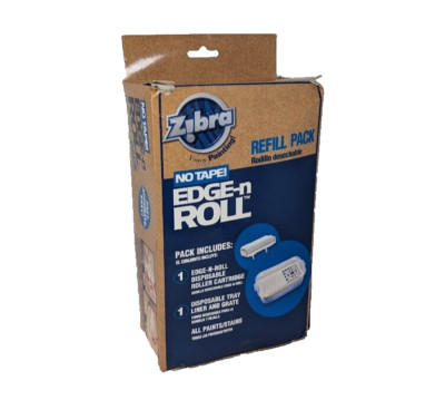 Zibra Edge N Roll Refill Pack Roller Cartridge Tray Liner Grate 2006 Old Stock