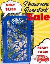 Contemporary modern metal gate, Modern Metal Gate, Custom size Art Pedestrian