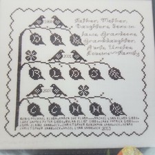 Branches of Life Cross Stitch Pattern Chart F...