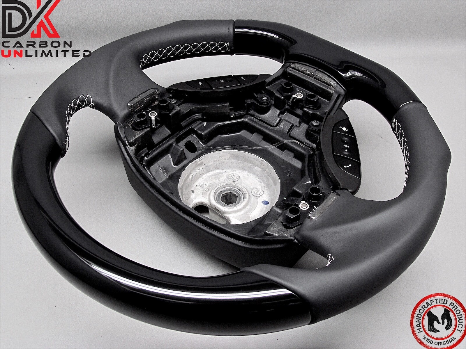 Aston Martin DBS Rapide DB9 Vantage Virage Alcantara Piano Black Steering Wheel
