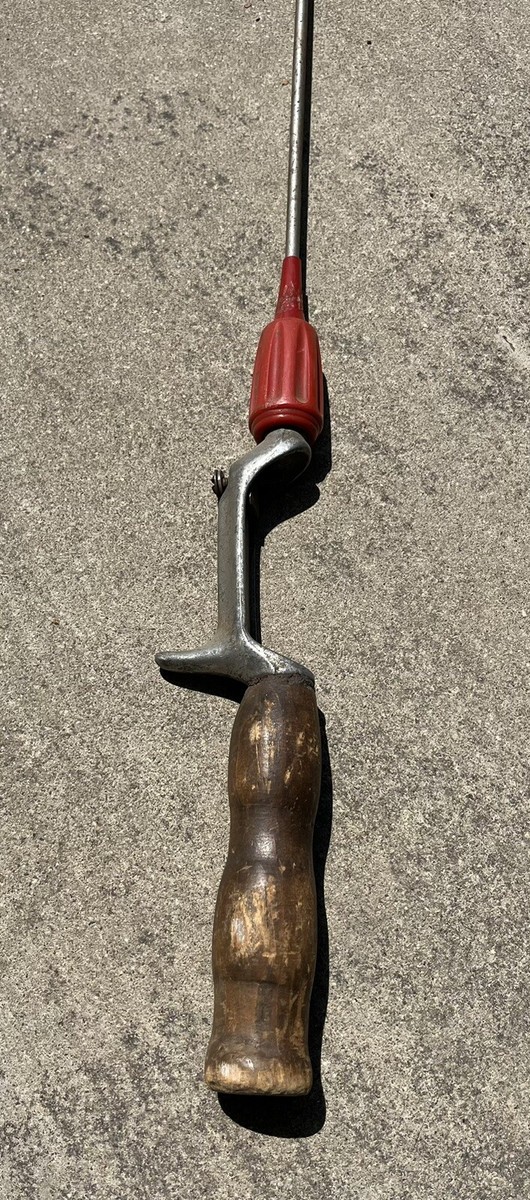 Vintage JC Higgins Pistol Grip Fishing Rod Metal Rod - 1930s