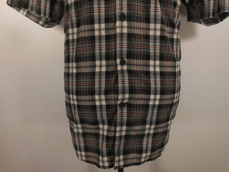 Bonita Camisa Para Hombre Grande Dickies Multicolor A Cuadros Manga Corta Con Botones Usada en Excelente Condición Foto 3 de 4