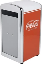 TableCraft Coca-Cola / Coke "Drink Coca-Cola" Napkin Dispenser / Holder