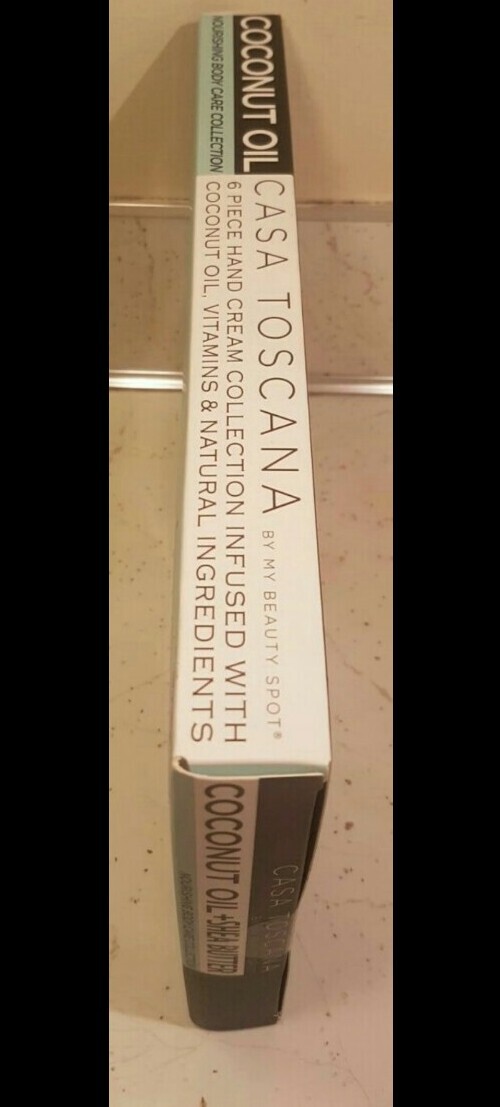 Coconut Oil Nourishing Body Care Collection Casa Toscana 6 Piece Hand Cream...