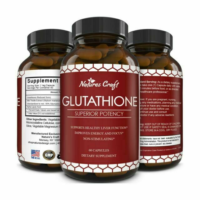 Natural Vore Pure Glutathione Supplement Natural Pills For Whitening 500mg  for sale online | eBay