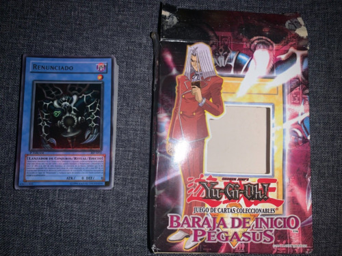 yugioh pegasus starter deck 1st edition - Spanish